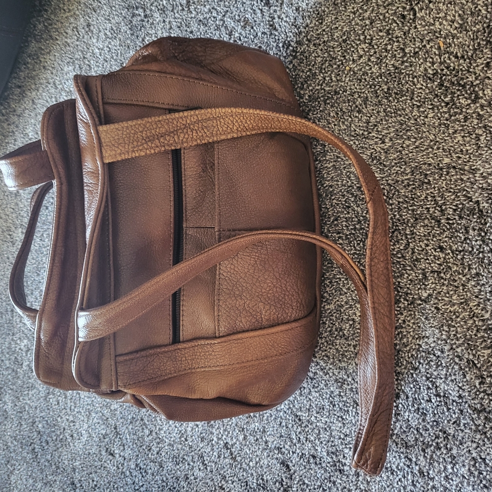 Brown Leather Handbag